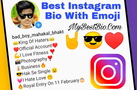 Best Instagram bio with emoji